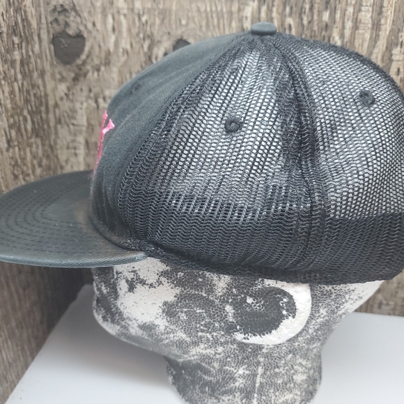 Otto Ink Therapy Black And Pink Mesh Snapback Adjustable Hat Cap Unisex One Size - Picture 4 of 9